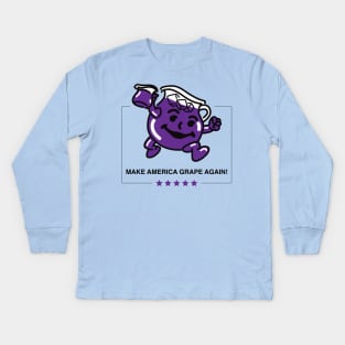 Make America Grape Again Kids Long Sleeve T-Shirt